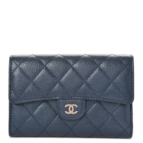 chanel caviar medium wallet|Long Wallets .